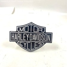 Harley-davidson Motor Cycles Shield Trailer Hitch Cover Black