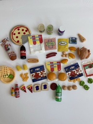 Barbie Cooking Magic Fun Fixin  kitchen Littles Food Lot