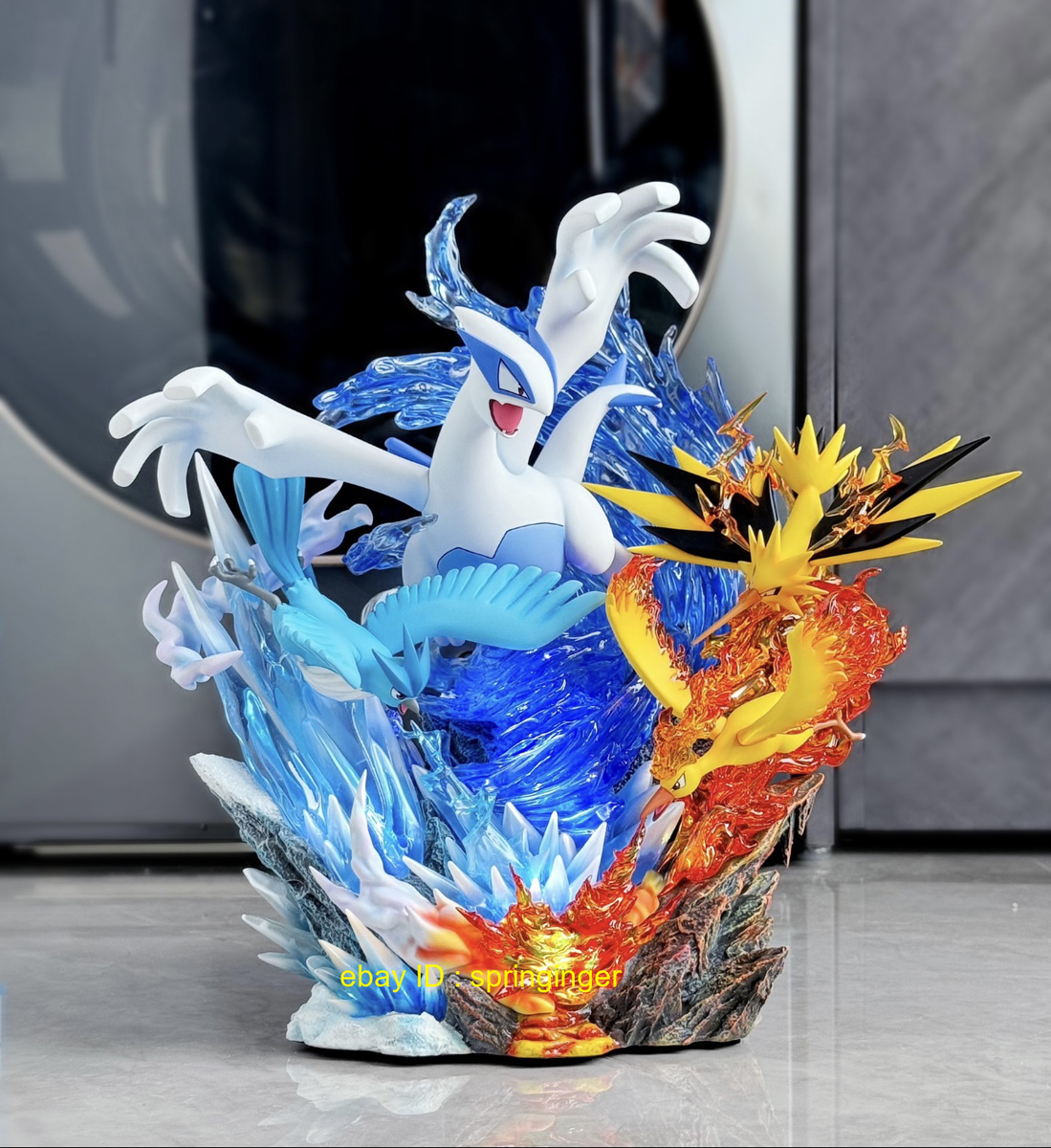 Legendary bird Lugia Resin PPAP Studio Statue Collectibles Model