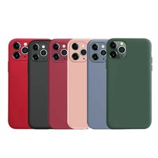 For iPhone 17 16 15 14 13 12 11 Pro Max X XS XR Silicone Case Camera Lens Cover