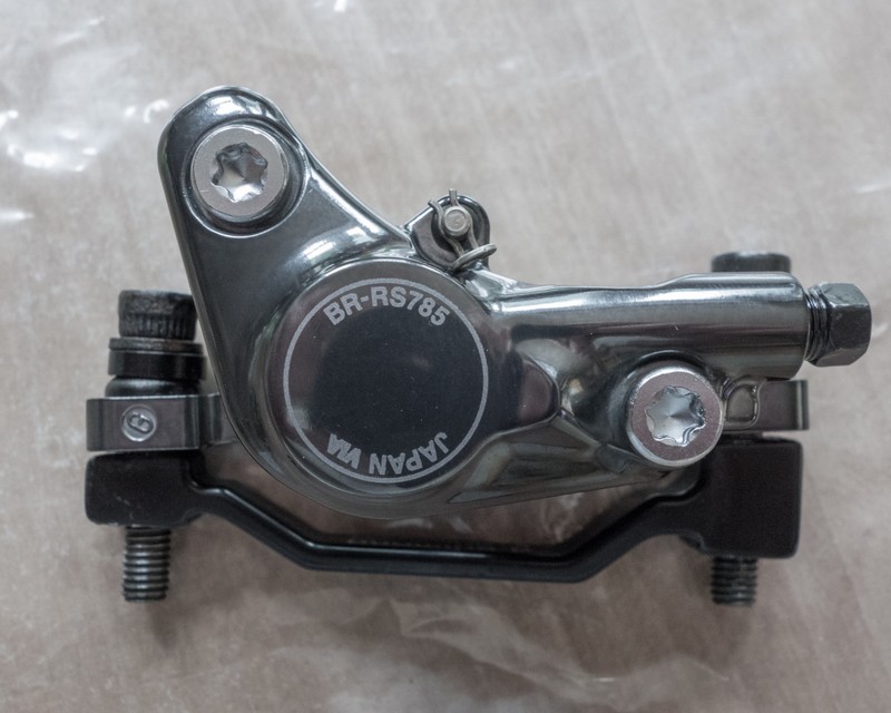 Pair of Shimano BR-RS785 Road Post Mount Hydraulic Disc Brake Calipers - used