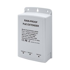 2-Port Gigabit Outdoor PoE Extender Switch 30W 48V Long-Range Ethernet
