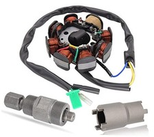 Ignition Stator Magneto AC 8 Pole 5 Wire Coil Scooter For GY6 50CC 60CC 80CC