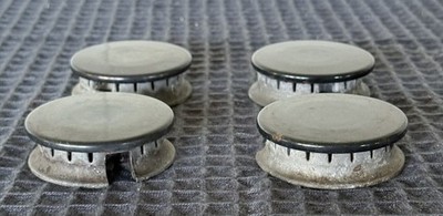 Whirlpool Kenmore Gas Range Burner Cap Base Medium 2.7'' - Set of 4 OEM W10170554