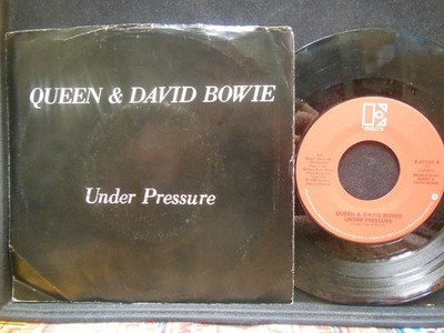 Queen & David Bowie   Under Pressure / Soul Brother, 45 RPM VG+ w/ PS (24N)