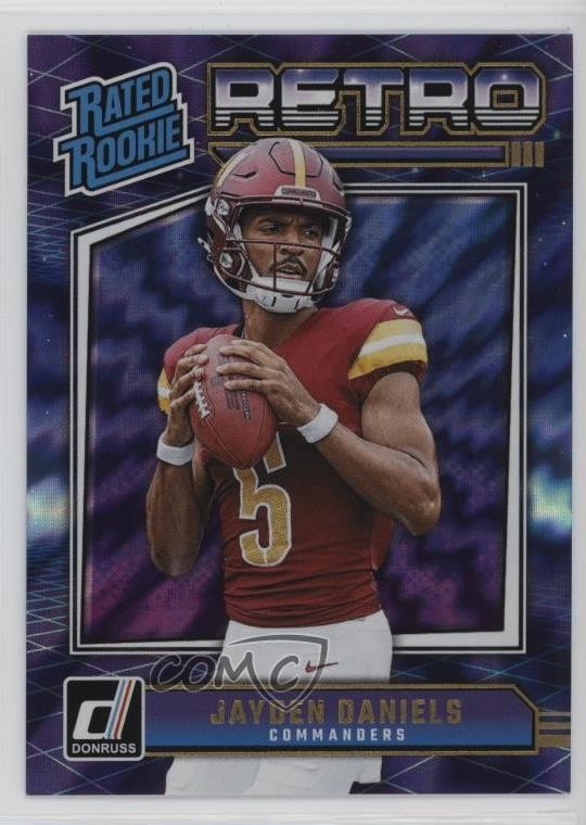 2024 Panini Donruss Rated Rookie Retro Jayden Daniels #11 1l9h