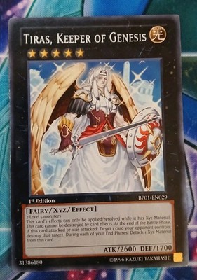 Yugioh Tiras, Keeper of Genesis BP01-EN029  1ST ED LP-MP Common
