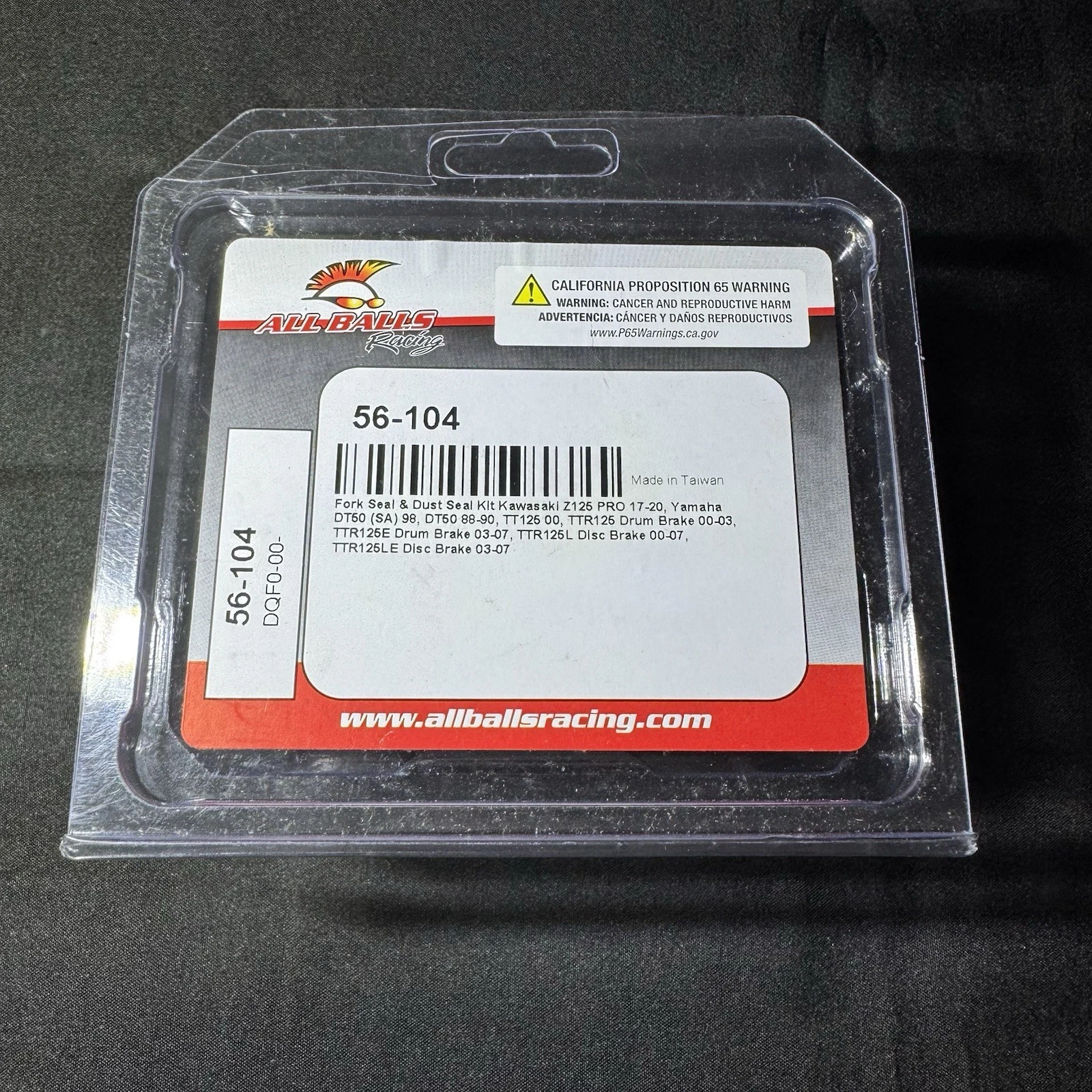 All Balls - 56-104 Fork and Dust Seal Kit Yamaha TTR125 TTR125L TTR125LE Z125