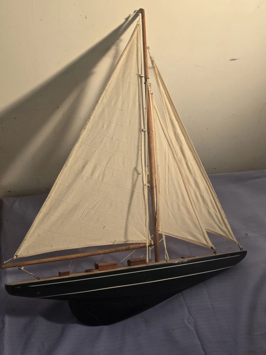 木制帆船模型古董模型船| eBay