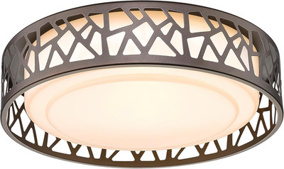 Flush Mount Ceiling Light, 12 Inch 15W LED Dimmable Lighting Fixture, 3000K Warm