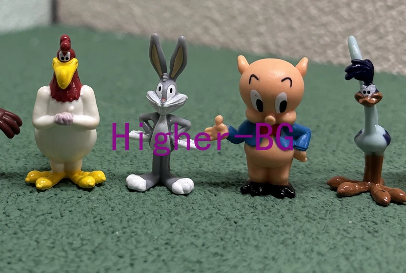 10pcs Looney Tunes Cartoon Doll Sylvester Daffy Duck Bugs Bunny Tweety Mini Toy - Image 3 of 4