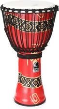 Toca Percussion Freestyle Rope-tuned Djembe - Bali Red