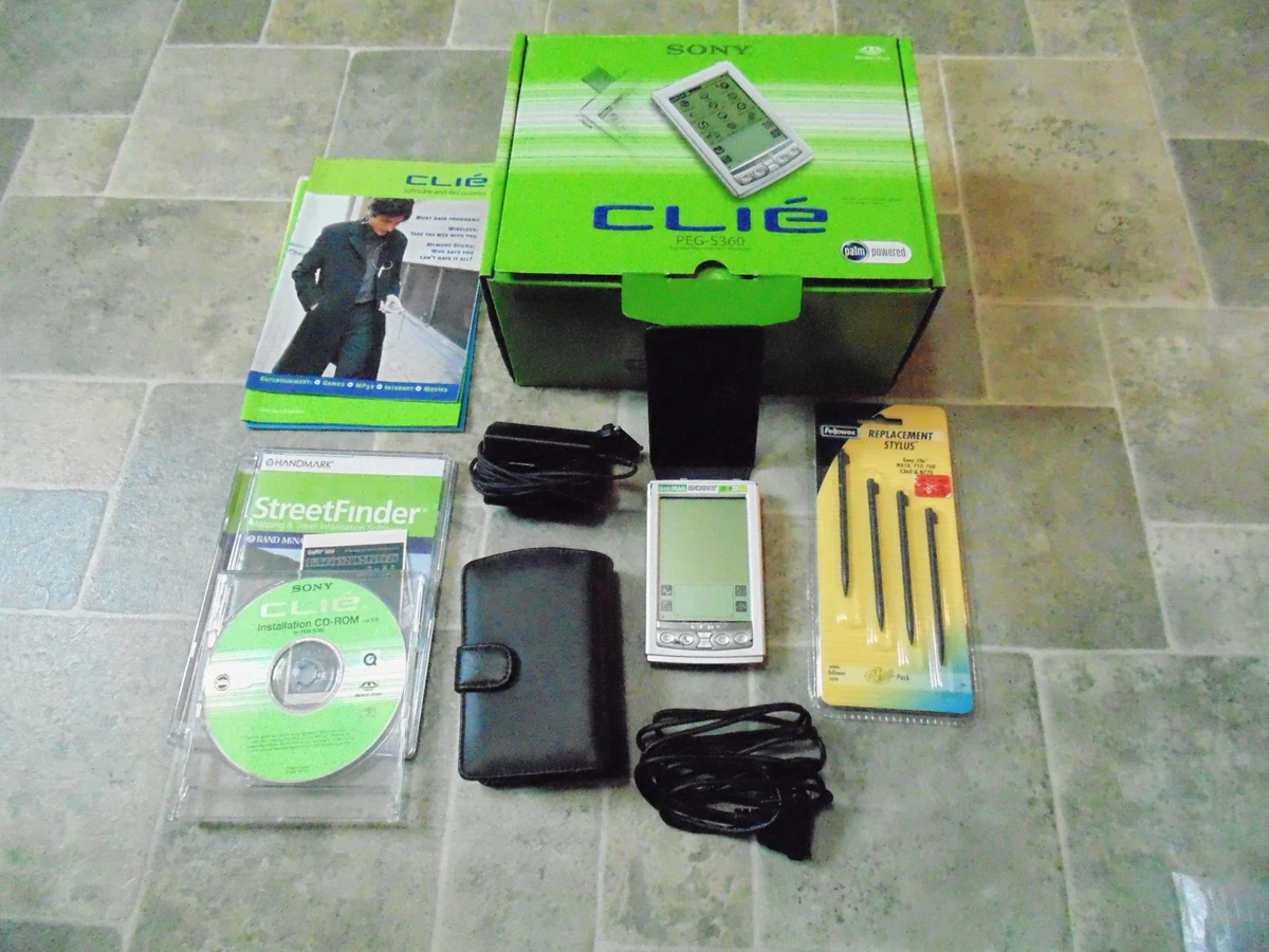 Sony PDA Clié PEG-TJ25 - Palm OS 5 - Complet Avec Batterie Neuve