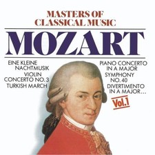 Masters Of Classical Music: Mozart - Audio CD - VERY GOOD