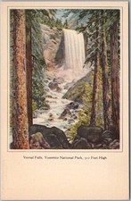 Vintage YOSEMITE NATIONAL PARK Postcard 