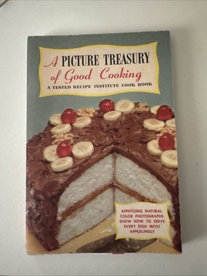 -Picture Treasury of Good Cooking Cookbook MC 1953 Box Taylor & Ziegfeld Color