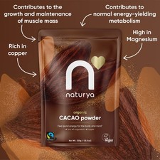 Naturya Single Origin Fairtrade Cacao Powder 125g