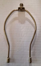 Wescal 7 1/2 Inch Electric Lamp Shade Harp Swivel With Finial 