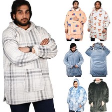 Hoodie Blanket Adult Oversized Sweatshirt Sherpa Fleece Big Hooded Ultra Plush