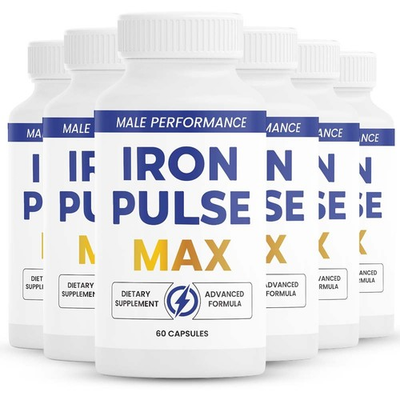 #ad Iron Pulse Max for Men Capsules Male Performance Supplement 6 Pack $73.00