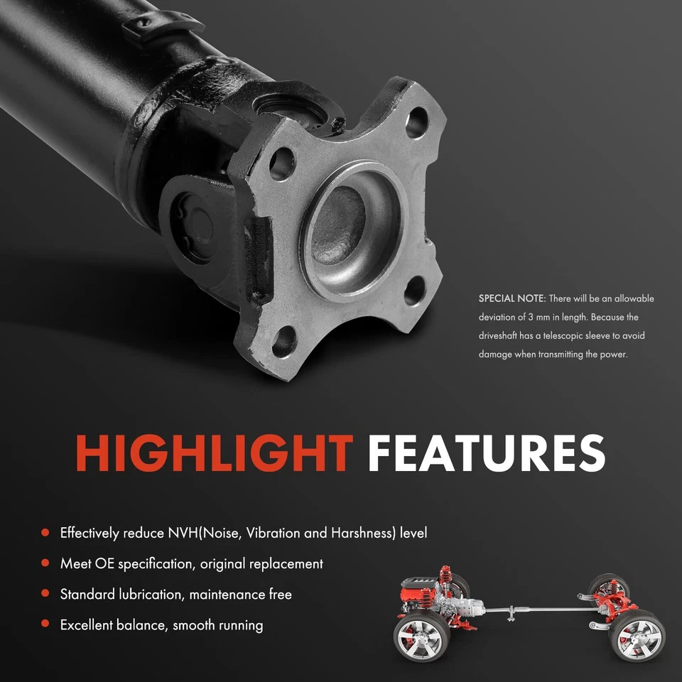 Conjunto de eje de transmisión para BMW 320i 2001-2004 323Ci 2000 323i 1999-2000 lateral trasero Foto 4 de 4