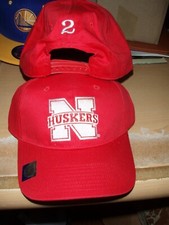 Adrian Martinez Personalized #2 Nebraska Cornhuskers Red SnapBack Hat New!
