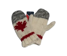 Woolen mitten for Unisex with fleece lined for Northern winter. Made in Nepal.