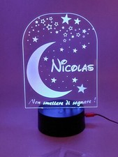 Lampada Personalizzata 3D USB  Idee Regalo Camera Da Letto  Scrivania  bimbi