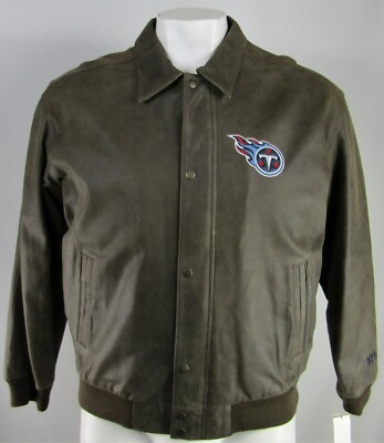 Tennessee Titans NFL G-III Men's Full-Zip Full-Button Leather