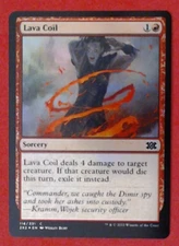 MTG Bling - Foil - Lava Coil - Double Masters 2022 -G542