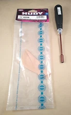 Open Bag ProfiTOOLS Socket Wrench 5.0mm V2 HUDY HUD170058 Xray RC Car Parts Tool