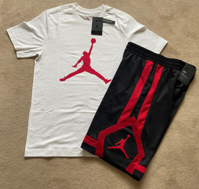 NEW Mens Nike Air Jordan J23 MJ T-Shirt \u0026 Dry Rise Shorts Full Set Small  Gym LTD | eBay