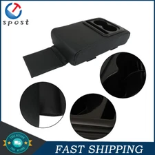 New Center Armrest Cup Holder Organizer With Cell Phone Holder Fit For Most Cars