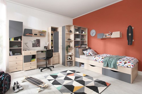 Eckkleiderschrank Delta DL1 Begehbarerschrank Eckschrank Schrank Kleiderstange - Afbeelding 5 van 8