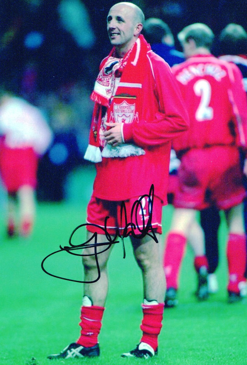 Signed Gary McAllister Liverpool 12