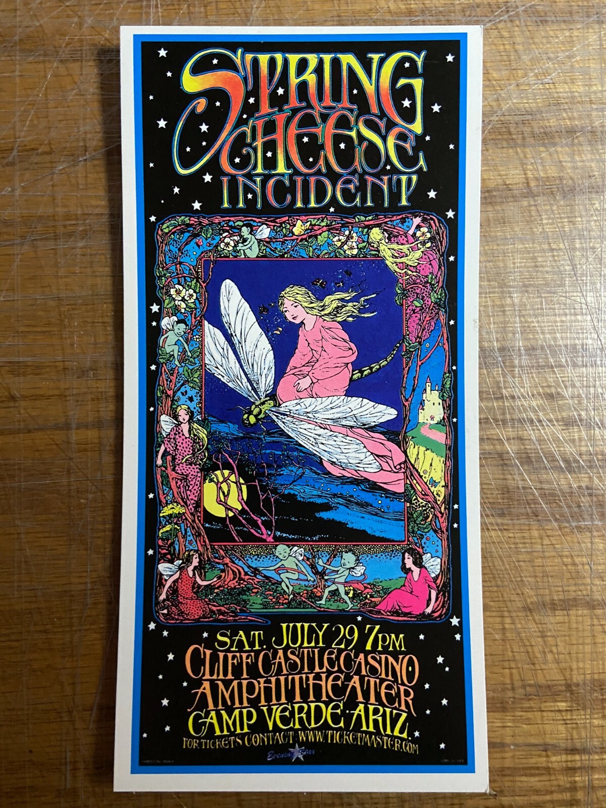 Concert Poster Handbill Arizona 2000