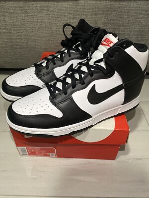 Nike Dunk High Panda Size 9 Men 10.5 Women | eBay