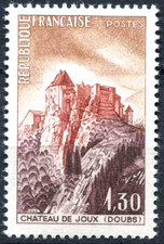 TIMBRE FRANCE 1965 N° 1441 ** CHATEAU DE JOUX (pa)