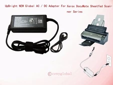 24V AC Adapter For XEROX DocuMate Flatbed Scanner Power Supply Battery Charger 