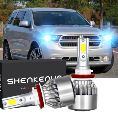 H11 8000K LED Low Beam Headlight Bulb for Dodge Durango 2011-2013