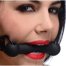Silicone Bit Gag Horse Horsey Pet Play Master Sub Dom Slave Strict Roleplay Sexy