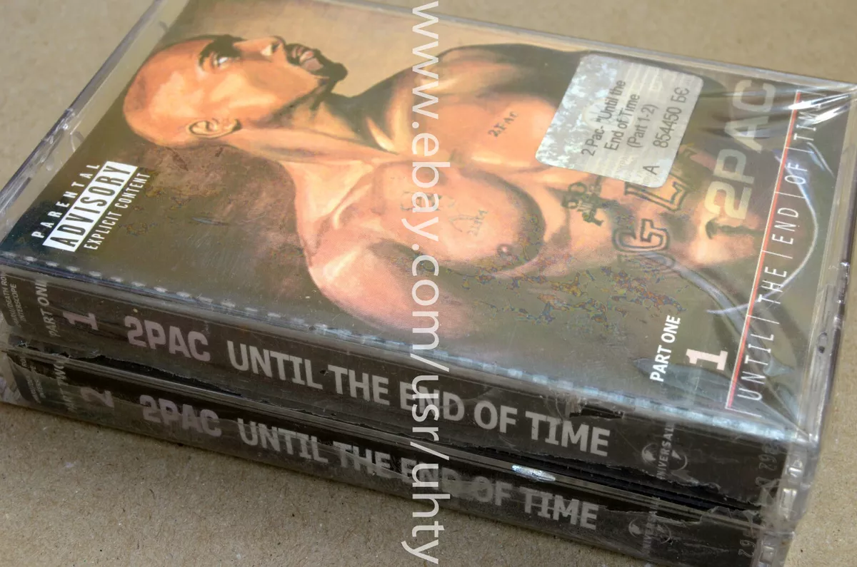 2PAC UNTIL THE END OF TIME RARE UKR ORIGINAL DOUBLE(2) TAPE CASSETTE GANGSTA RAP