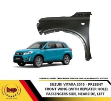 SUZUKI VITARA 2015 ONWARDS FRONT WING FENDER PASSENGER SIDE WITH INDICATOR HOLE
