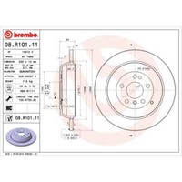 Brembo 2X Bremsscheibe Hinten Ø330Mm Voll FüR Mercedes M-Klasse R-Klasse W164