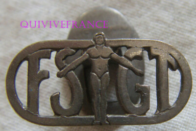 Insigne FSGT - Fédération Sportive Et Gymnique Du Travail - Vintage