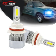 2pc 9007 100w 8000k Led Headlight Bulb For Ford F-150 1992-2003 High Low Beam