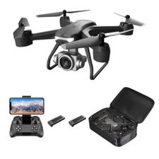 2022 New RC Drone 4k HD Wide Angle Camera WIFI FPV Drone Quadcopter w/ 2 Battery
