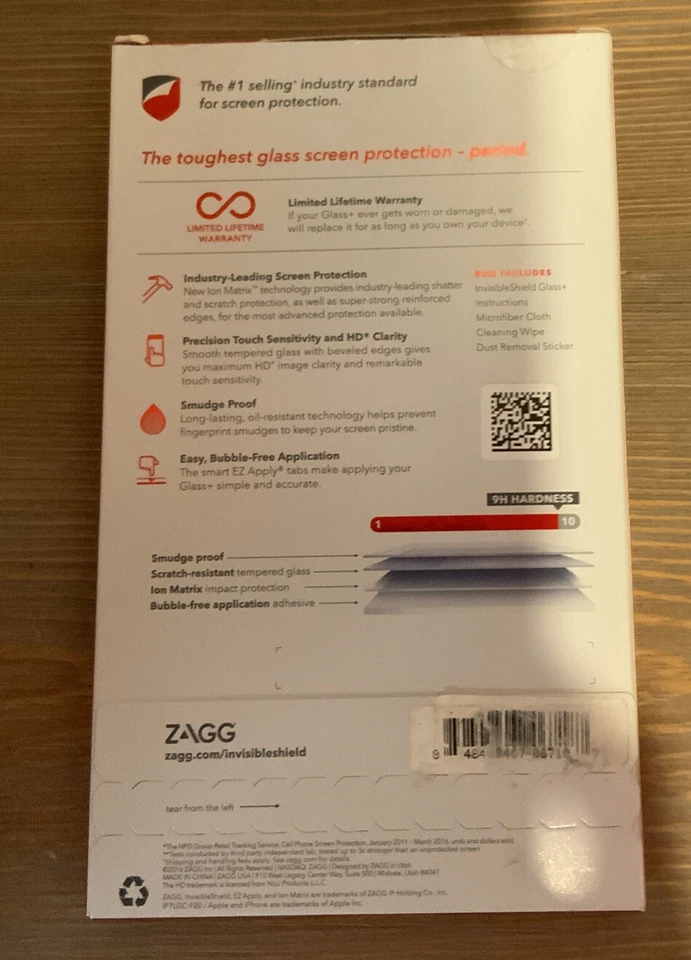 🌎 ZAGG Invisible Shield Glass Screen Protector (Apple iPhone 6/6s/7) ‼️ - Image 2 of 2