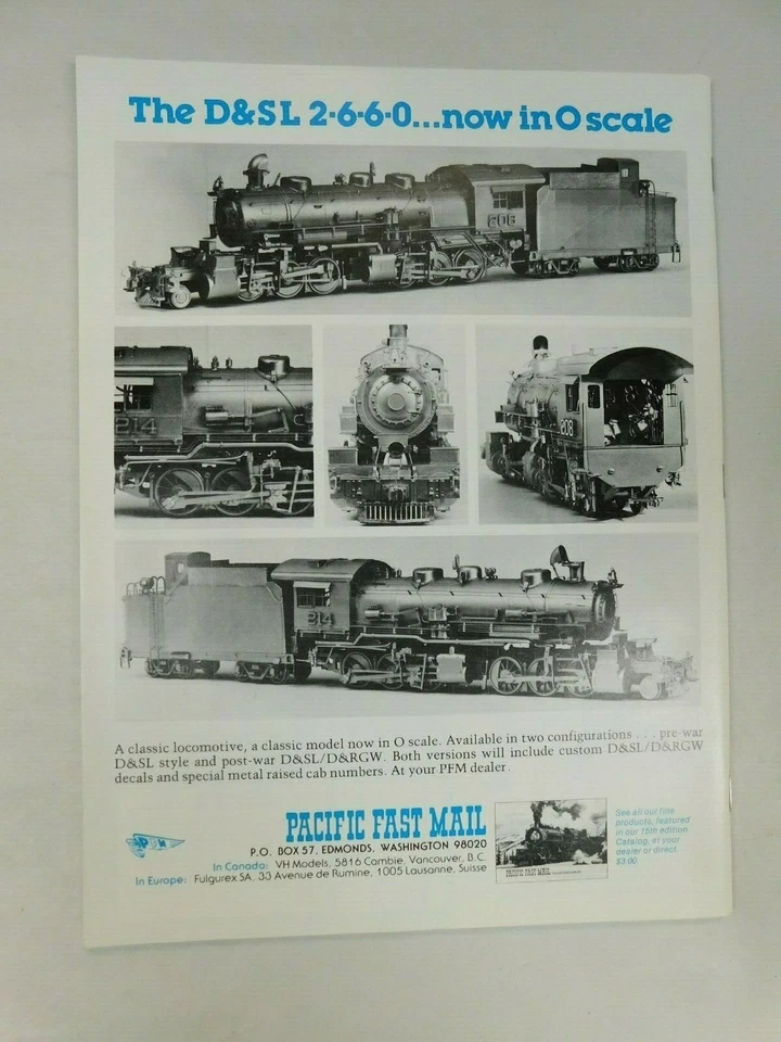 Model Railroader Trains Pacific Railway Tenshodo Roco MAR 1983 Vintage Magazine - Image 3 of 4