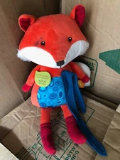 B. Toys Happy Yappies Pipsqueak Interactive Talking Plush Fox Untested